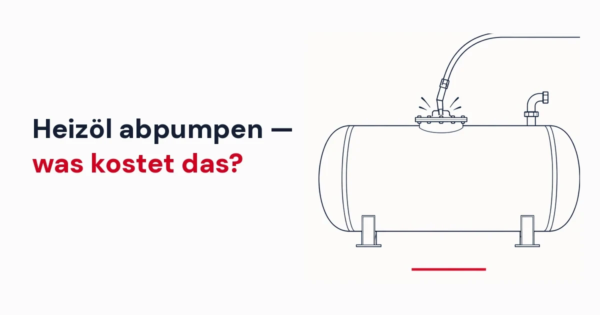 Grafik: Heizöl abpumpen — was kostet das? Ratgeber vom WHG-Fachbetrieb Ingensiep & Schallenberg