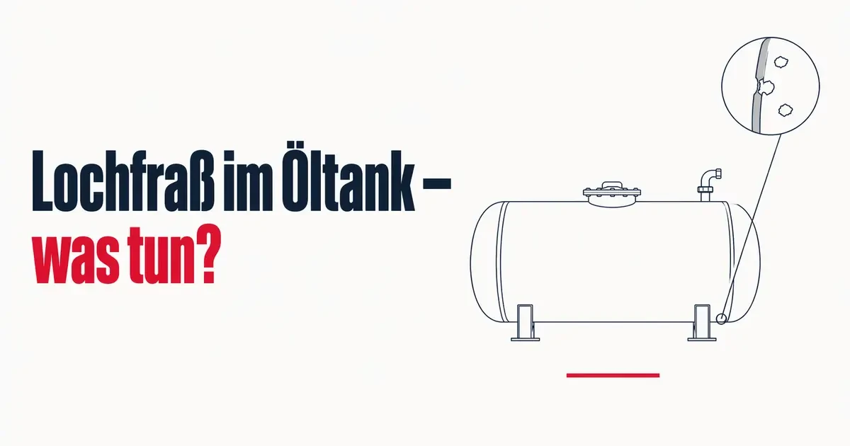 Grafik: Lochfraß im Öltank — was tun? — Ratgeber vom WHG-Fachbetrieb Ingensiep & Schallenberg